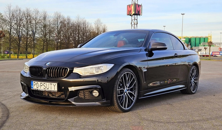 BMW Seria 4 cena 100000 przebieg: 155000, rok produkcji 2014 z Poznań małe 529